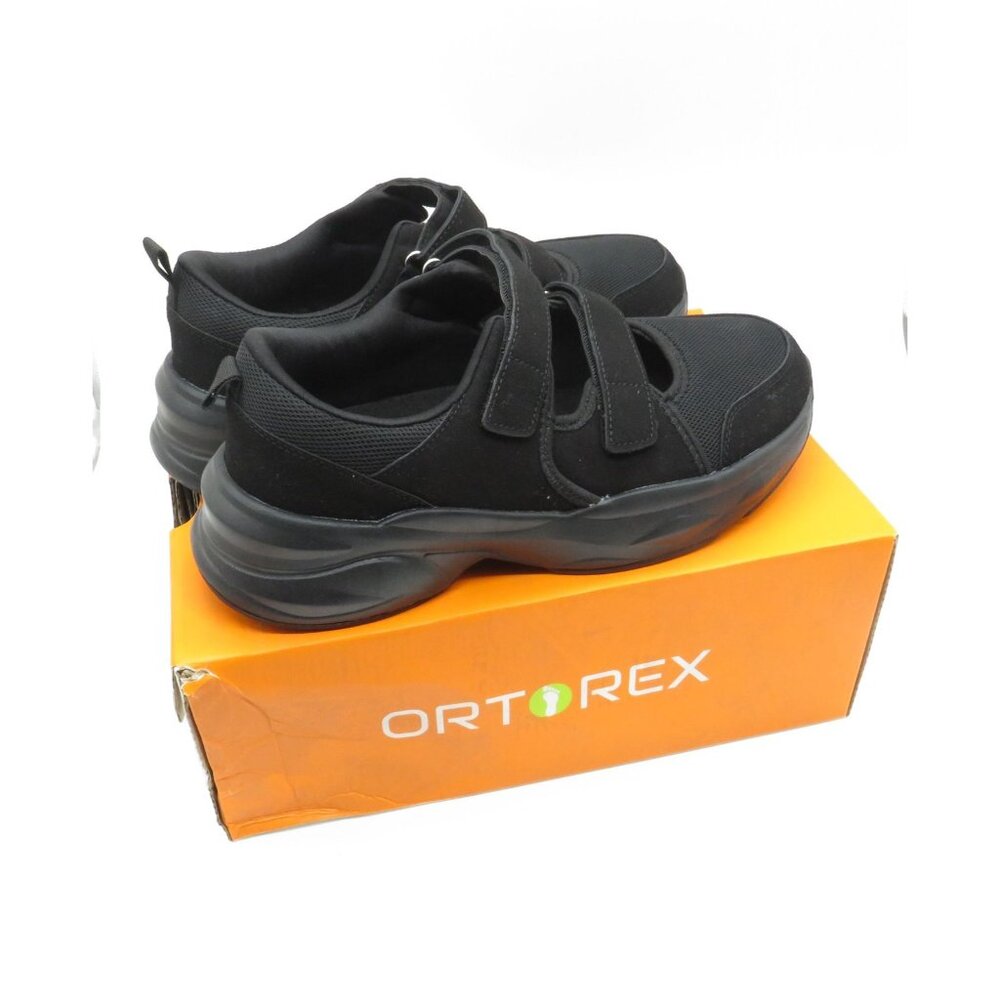 ORTOREX Women's Orthopedic Arch Support Walking Shoes Black Size 9.5 NEW